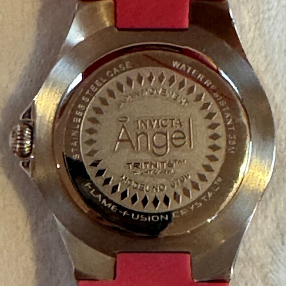Vintage Invicta Angel Sport Jelly Watch Pink Like New Condition main image 5